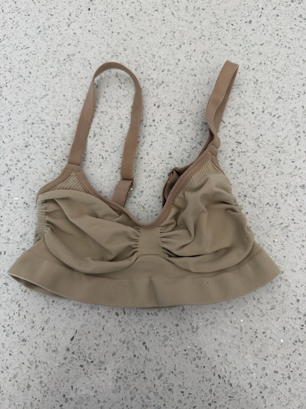 SKIMS Neutral Beige Seamless Bralette